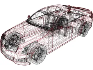 Cadillac ATS (2013) 3D Model