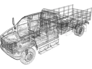 GMC Topkick C8500 (2003) 3D Model