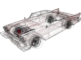 Plymouth Fury Supercharged (1958) 3D Model