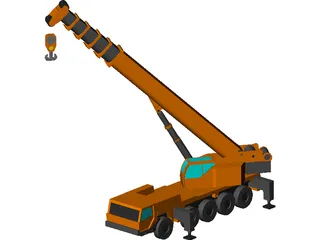 All Terrain Crane 3D Model