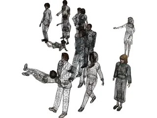 People Person Collection 3D Model