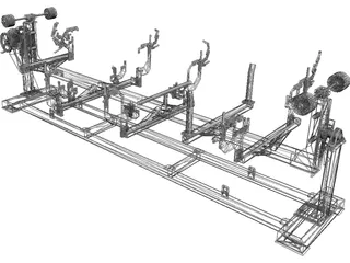 Body DT Test Jig 3D Model