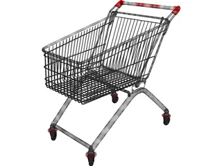 Shopping Cart 3D Model