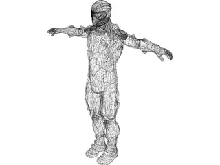 Nanosuit Crysis Traje 3D Model