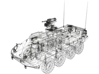 Stryker ICV 3D Model