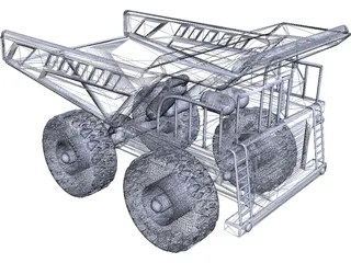 Caterpillar Mine Truck 3D Model