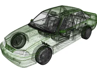 Daewoo Racer GTi 3D Model