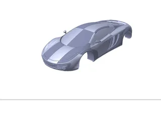 McLaren MP4-12C Body 3D Model