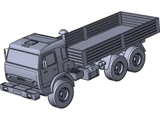 Kamaz 5350 3D Model