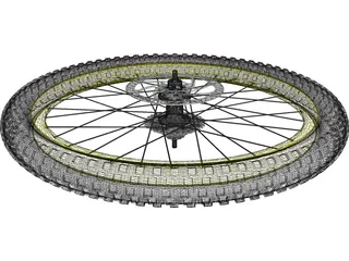 MTB Wheel 3D Model