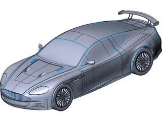 Aston Martin DB9 3D Model