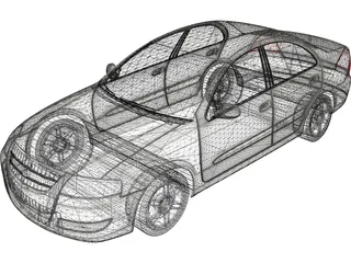 Renault Scala (2010) 3D Model