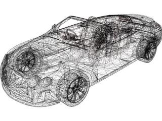 Bentley Continental GT Supersports Convertible (2011) 3D Model