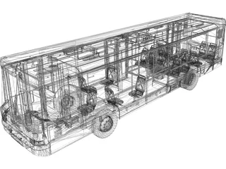 Ikarus 411 3D Model