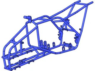Frame ATV Chassis 3D Model
