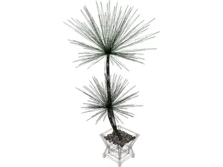 Yucca Plant 3D Model