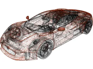 Jaguar C-X75 Concept 3D Model