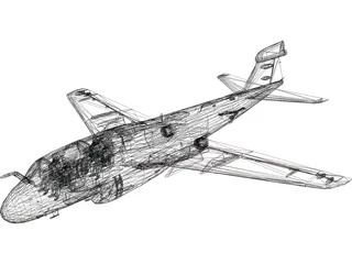 Grumman EA-6B Prowler 3D Model