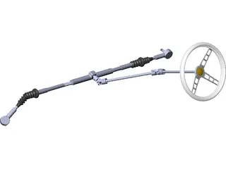 Steering Assembly 3D Model