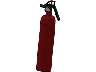 Fire Extinguisher 3D Model