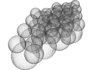 Water Molecule 3D Model