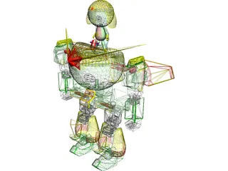 Keroro Robo Mk-II 3D Model