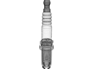 Spark Plug 3D Model