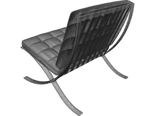 Barcelona Chair 3D Model