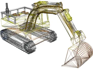 Excavator 3D Model