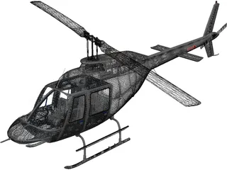 Bell 206 3D Model