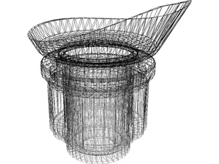 Eyepiece DIPOL 3D Model