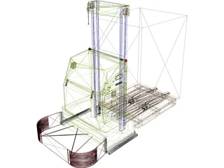 Automated Guided Vehicle [AGV] 3D Model