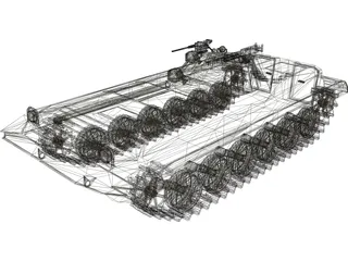 APC Tank 3D Model