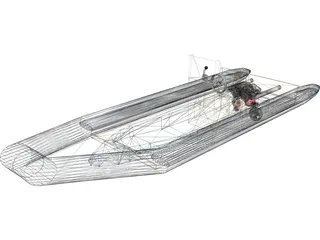Rigid Inflatable Boat [RIB] 3D Model