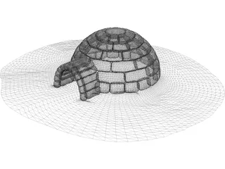 Igloo 3D Model