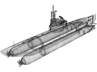 Submarine 3D Model