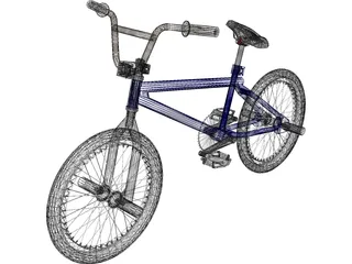 Bike BMX Trial 3D Model