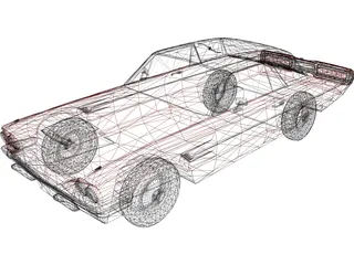 Ford Thunderbird (1964) 3D Model