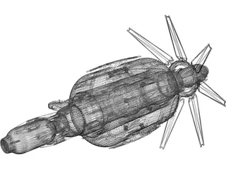 Satellite 3D Model