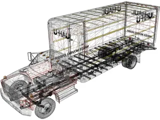 Uhaul Truck 3D Model