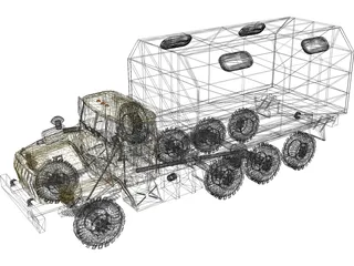 Ural Truck 3D Model
