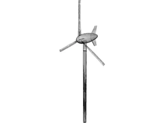 Wind Turbine 3D Model