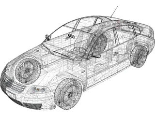 Volkswagen Passat B5 3D Model