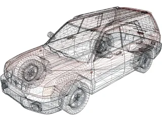 Subaru Forester (1997) 3D Model