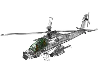 Boeing AH-64 Apache 3D Model