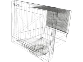 Monitor CRT (19 inch) 3D Model