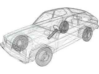 Chevrolet Chevette (1977) 3D Model