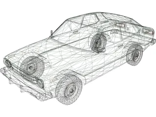 Toyota Corolla (1978) 3D Model