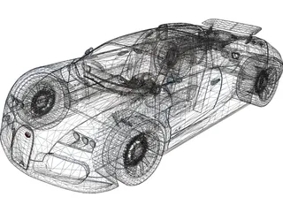 Bugatti Veyron 3D Model