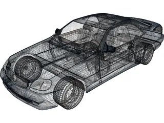 Mercedes-Benz 600 SL 3D Model